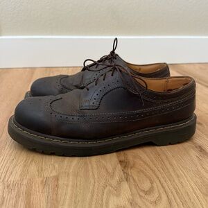 Vintage Dr. Marten’s Oxford Wingtip Chunky Lace Up Leather Shoes Brown Men’s 11